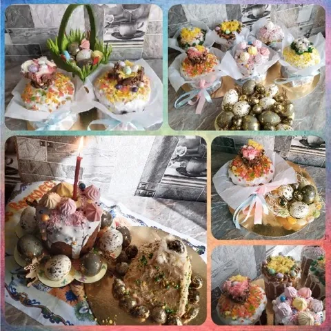 Baked Goods Decorated with Icing