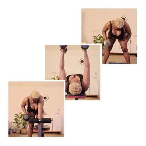 Exercising with Dumbbells Indoors