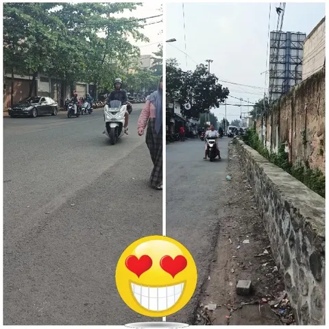 Scooter Riders on Two Streets
