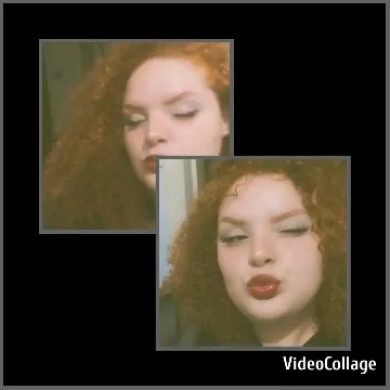 Curly Haired Person Blowing Kiss