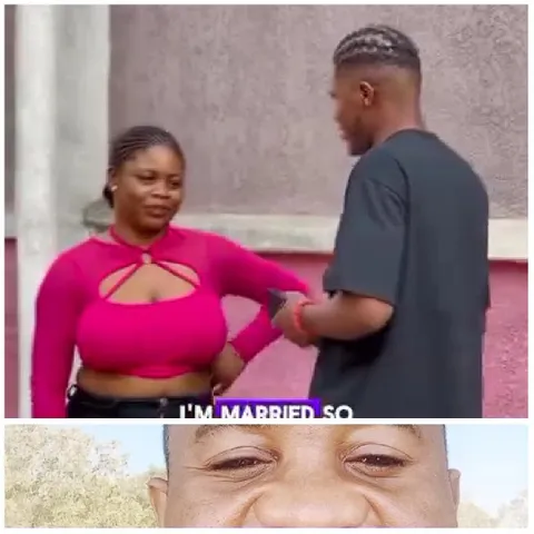 Man and Woman Conversing Outdoors