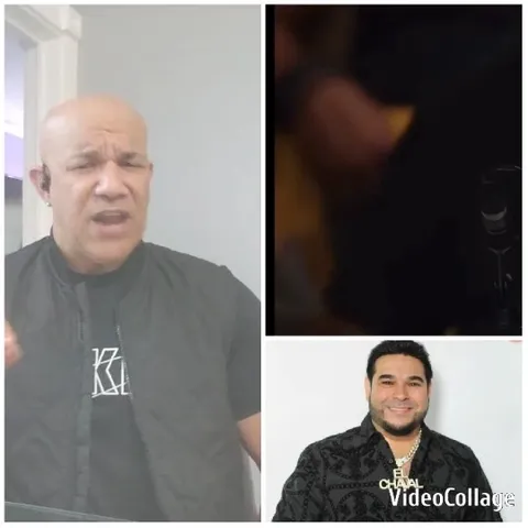 Bald Man Speaking with Smiling Friend