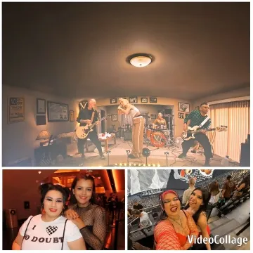 Band Playing in Cozy Living Room