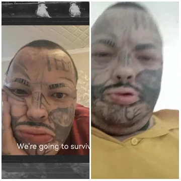 Close-Ups of Face Tattoos