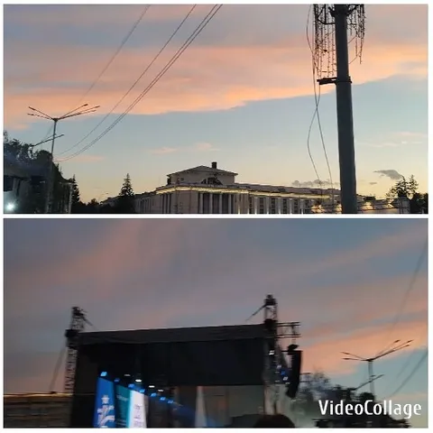 Classical Building and Outdoor Stage