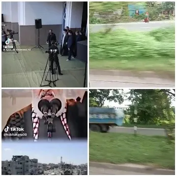 Speakers and Outdoor Scenery