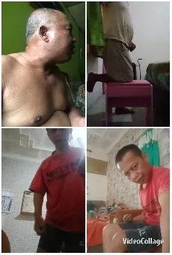 Man in Various Poses Indoors