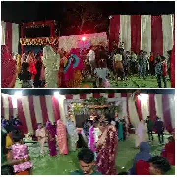Celebration with Decorative Stage