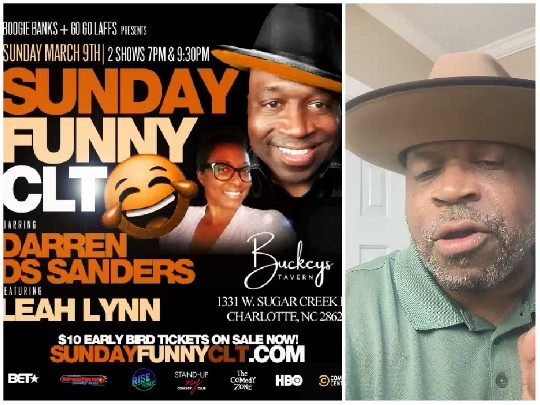 Comedy Event Advertisement and Performer