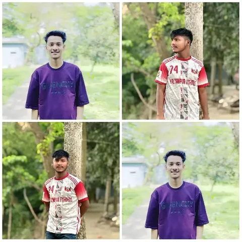 Young Men Posing in Natural Setting