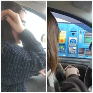 Inside a Car with Two Angles