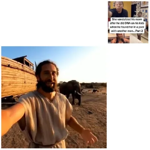Man in Historical Clothing Outdoors