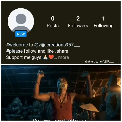 Social Media Profile and Celebration