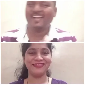 Two Friends Smiling Together