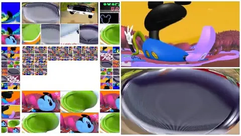 Colorful Cartoon and Abstract Scenes