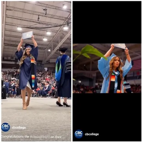 Graduate Celebrating Achievement