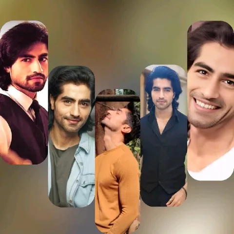 Man With Different Hairstyles