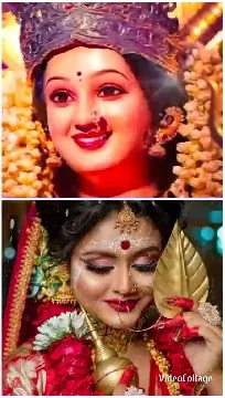 Crowned Goddess And Woman In Tradition
