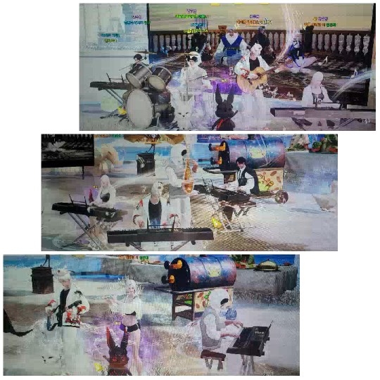 Characters Performing as a Virtual Band