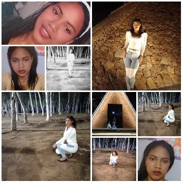 Woman Posing in Diverse Settings