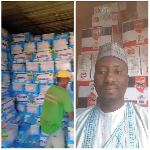 Warehouse Work and Traditional Attire