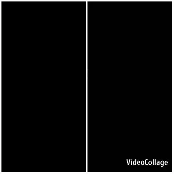 Black Square with Text Overlay