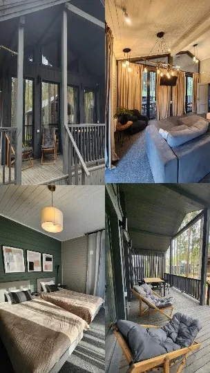 Cozy Interior and Exterior Settings