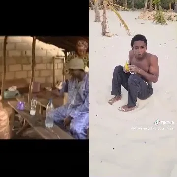 Older Man and Young Man at Peace