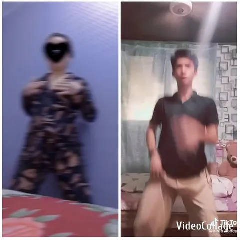 Blurred Dance Movement in a Room