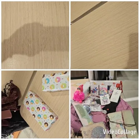 Wooden Surface and Decorative Items