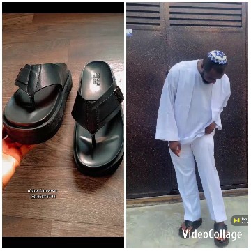 Black Sandals Next to Person