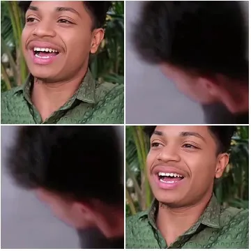 Smiling Person with Green Shirt