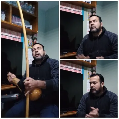 Man Playing Instrument Indoors