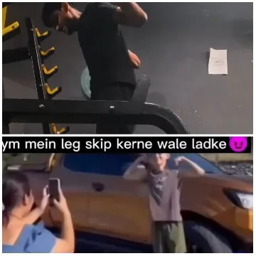 Person Exercising and Taking Photos