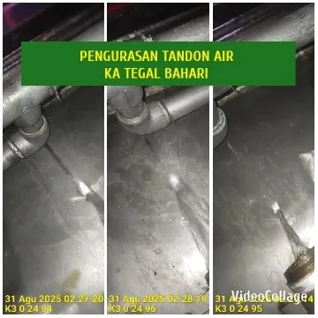 Water Flowing Into Container from Pipe