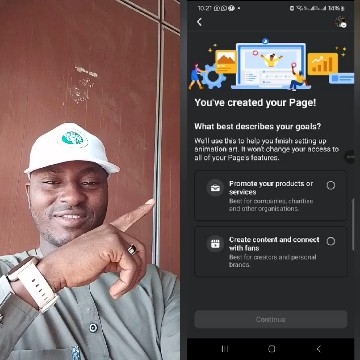 Man Pointing at Phone Screen