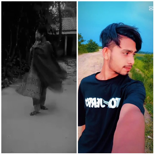 Dancer in Black and White Photo