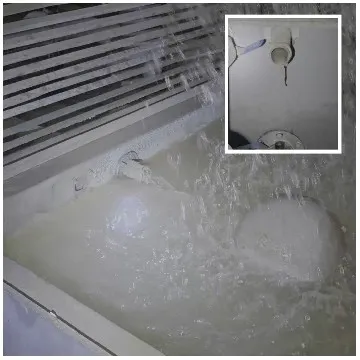 Water Splashing Inside a Tank