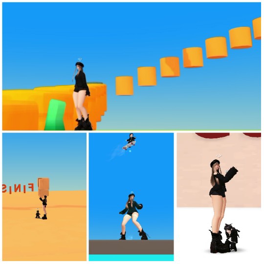Video Game Characters in Action
