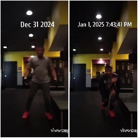 Split-Screen Gym Transformation