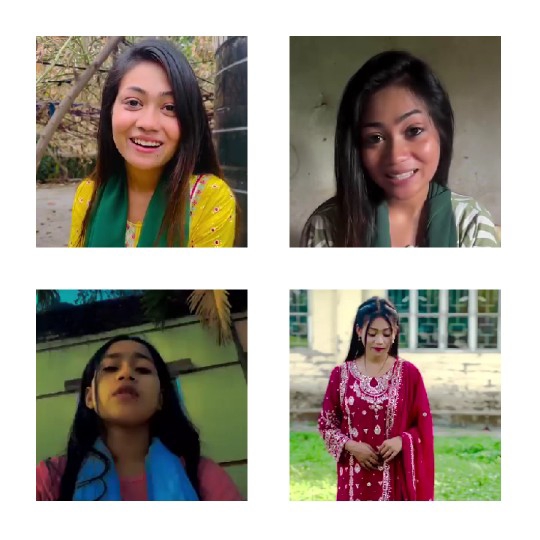 Women Posing for the Camera