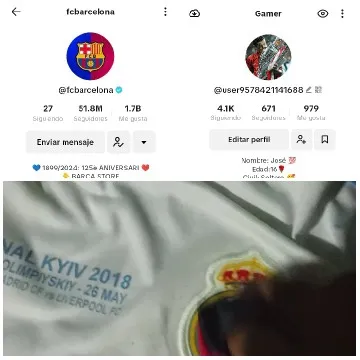 Social Media Profiles and Sports Jersey