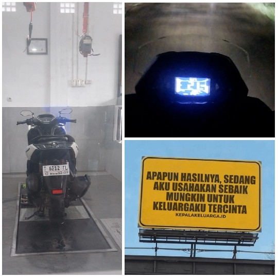 Motorcycle and Dashboard Display