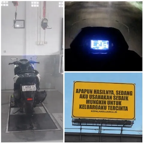 Motorcycle and Dashboard Display