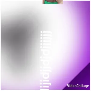Blurred Shape in Purple Gradient
