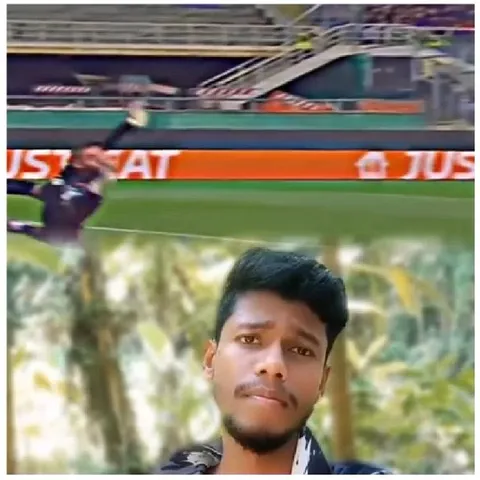 Selfie at Sports Event