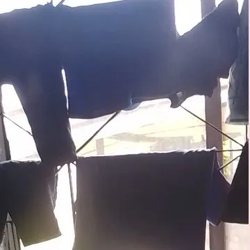 Clothes Drying in Bright Light