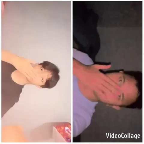 Person Covering Mouth on Light Background
