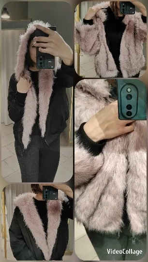 Mirror Selfies in Pink Jacket