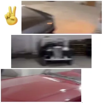 Peace Sign and Classic Cars